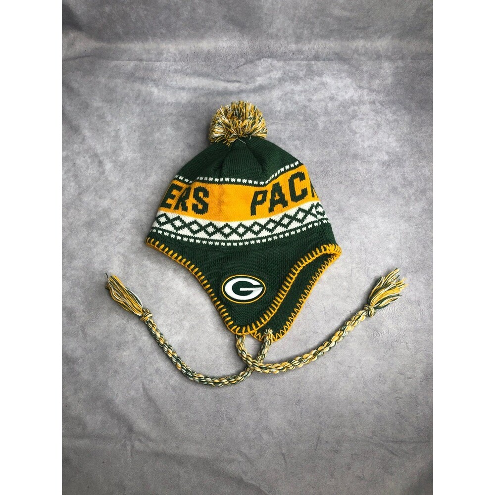 Green Bay packers ear flap beanie